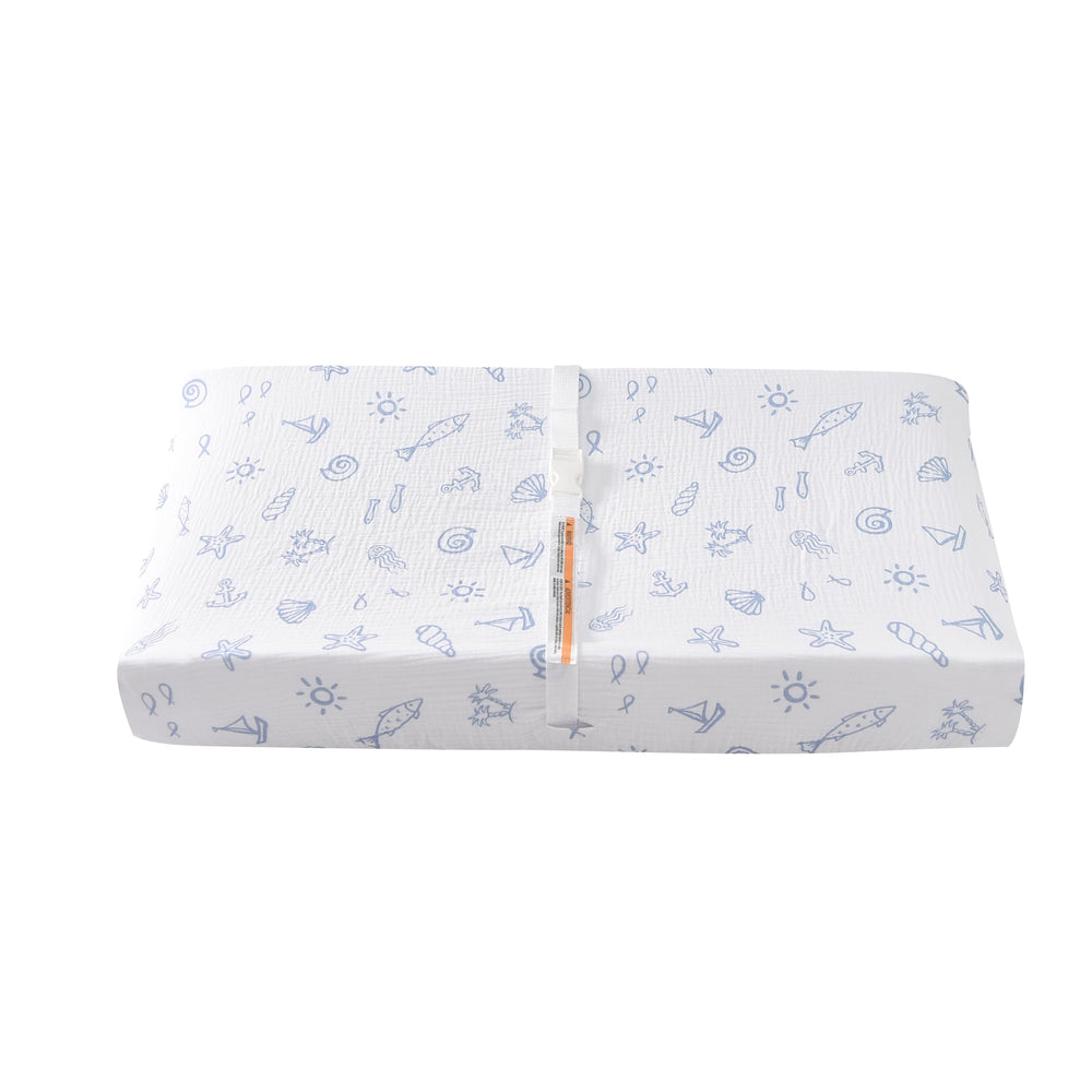 Universal fit for standard pads, bassinets, and cradles by TADO MUSLIN