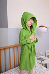 TADO MUSLIN robe features detachable waist tie for a secure fit