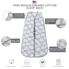 Four-layer muslin fabric provides breathable softness for toddlers.