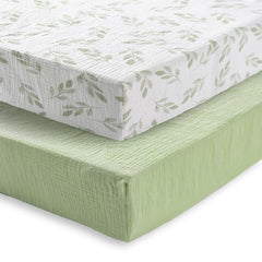 TADO MUSLIN machine-washable crib sheet simplifies busy parenting