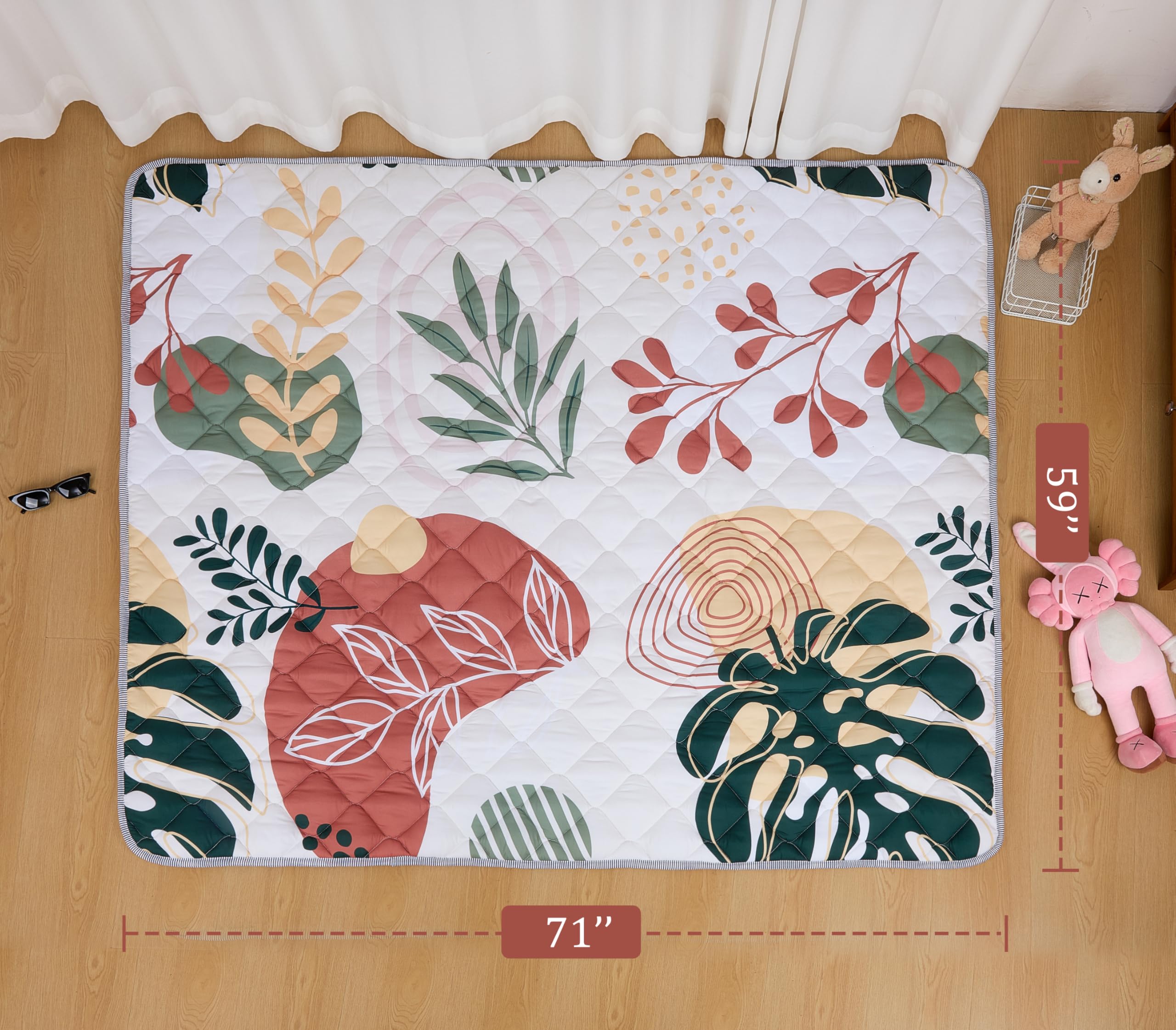 TADO MUSLIN foldable design is easy to store and travel.