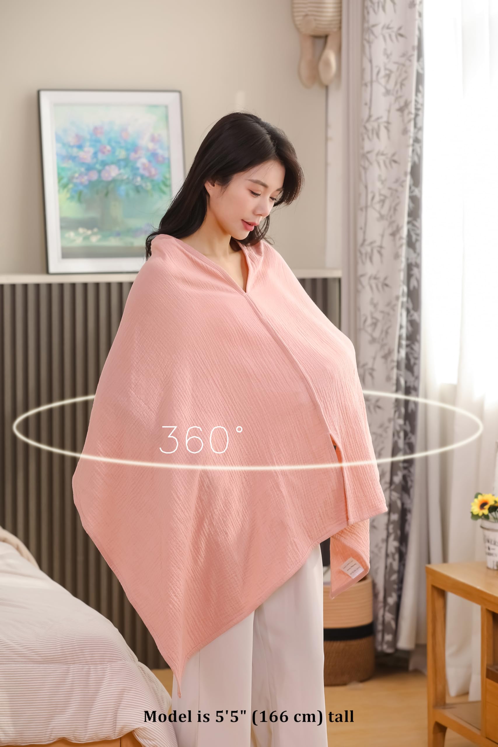 TADO MUSLIN cover used as shopping cart cover for baby comfort