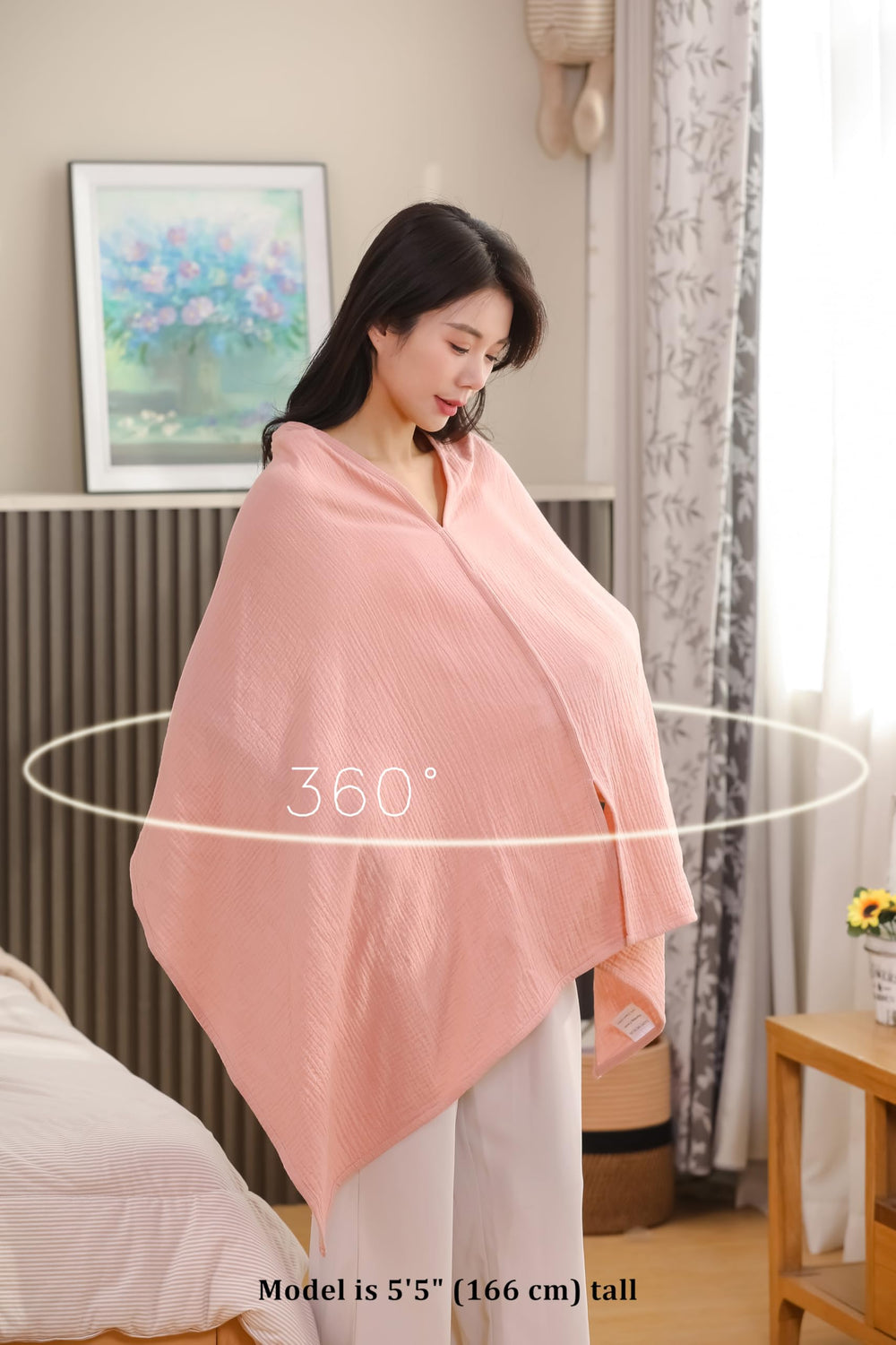 TADO MUSLIN cover used as shopping cart cover for baby comfort
