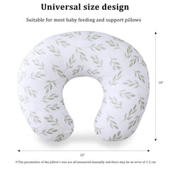 Close-up of hidden zipper on Tado Muslin nursing pillow cover for secure fit