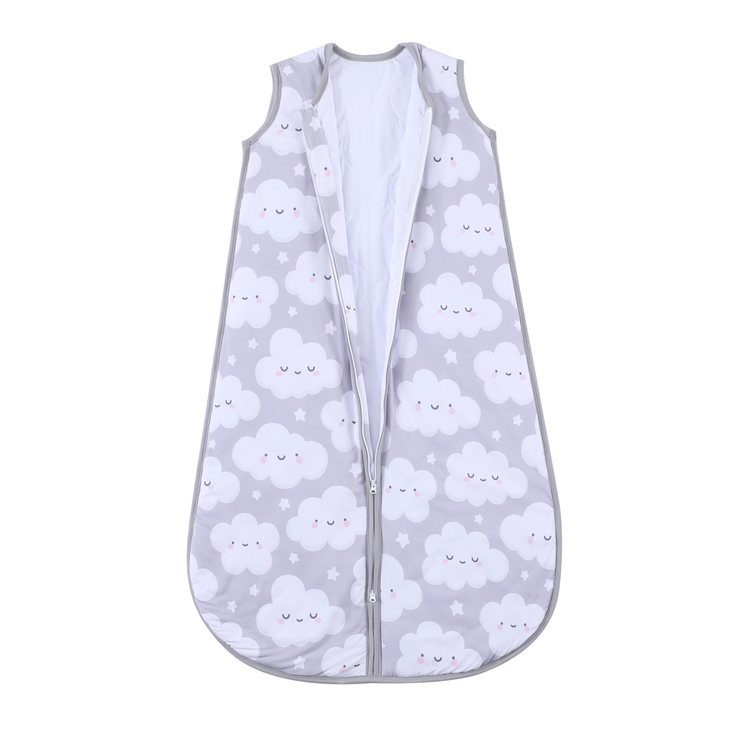TADO MUSLIN sleep sack 1.0 TOG warmth for all-season use.