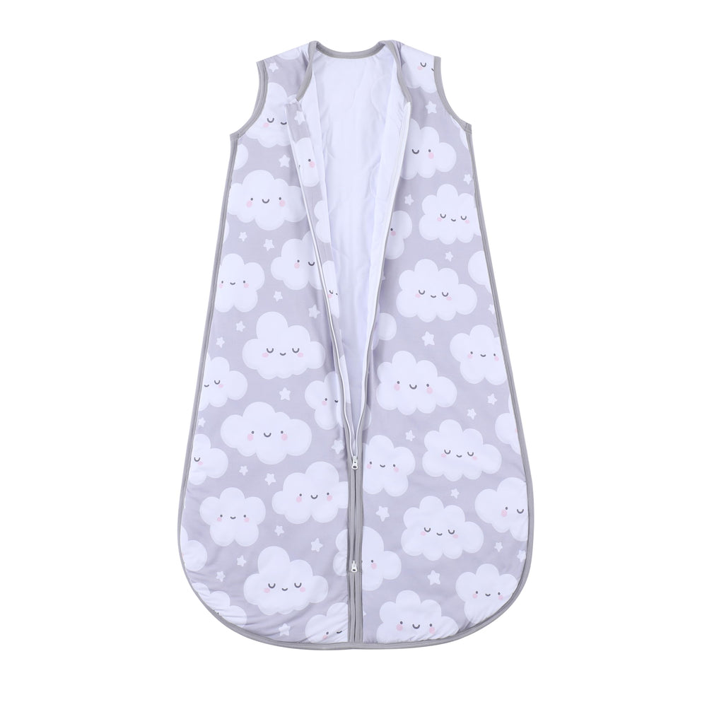 TADO MUSLIN sleep sack 1.0 TOG warmth for all-season use.