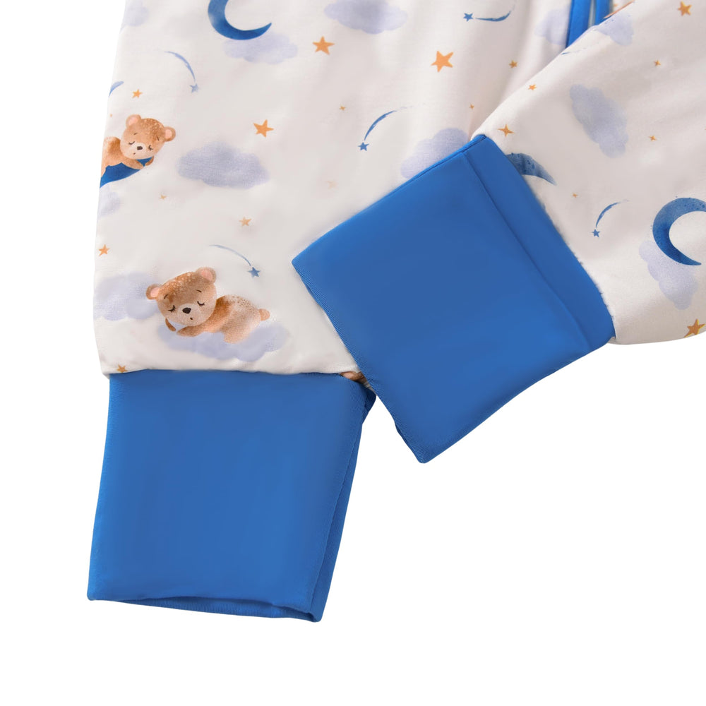 TADO MUSLIN sleep sack 1.0 TOG for all-season warmth with layering.