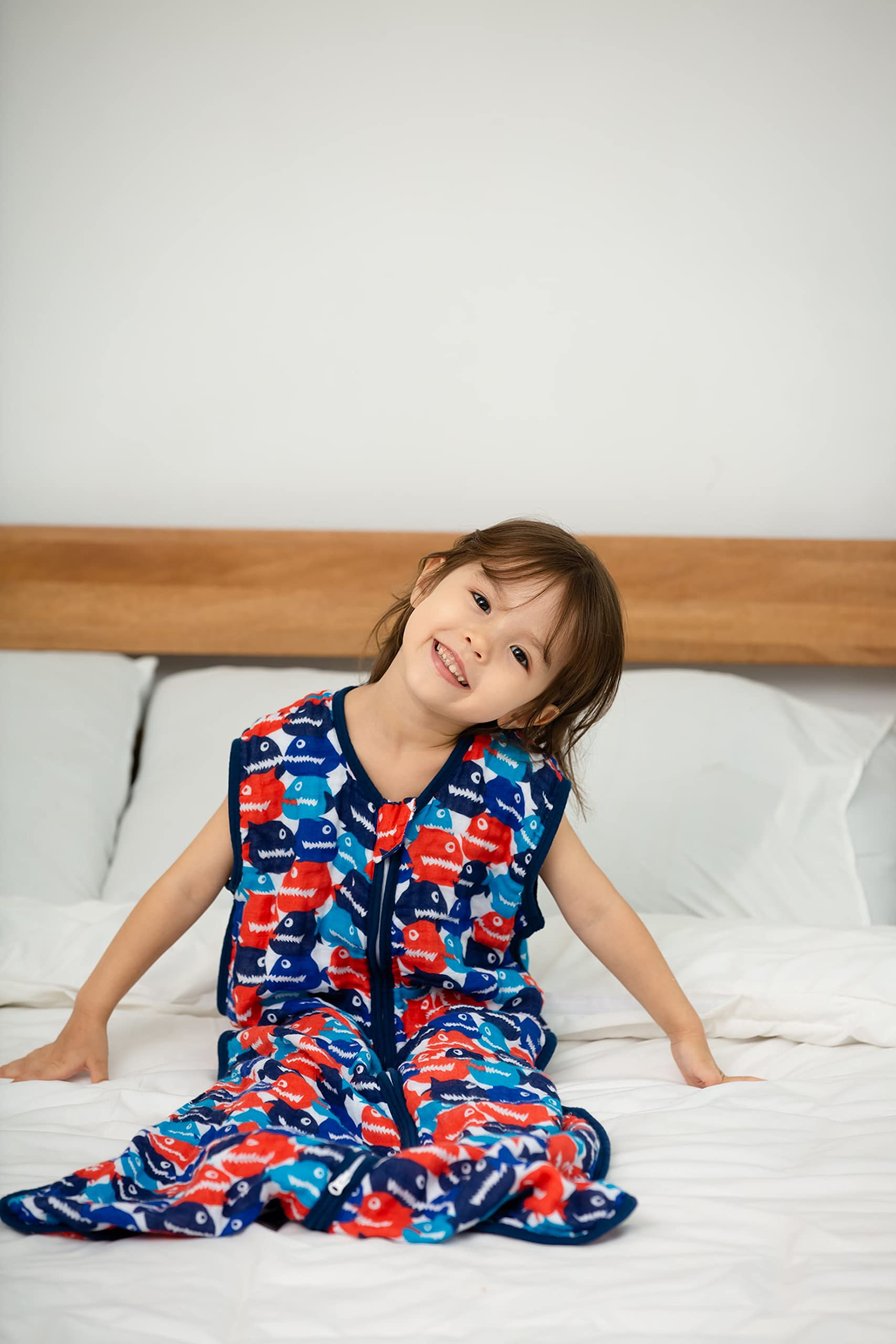TADO MUSLIN Sleep Sack interior; soft gauze against baby's skin