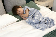 Sleep sack featuring a 2-way zipper for easy dressing and changes.