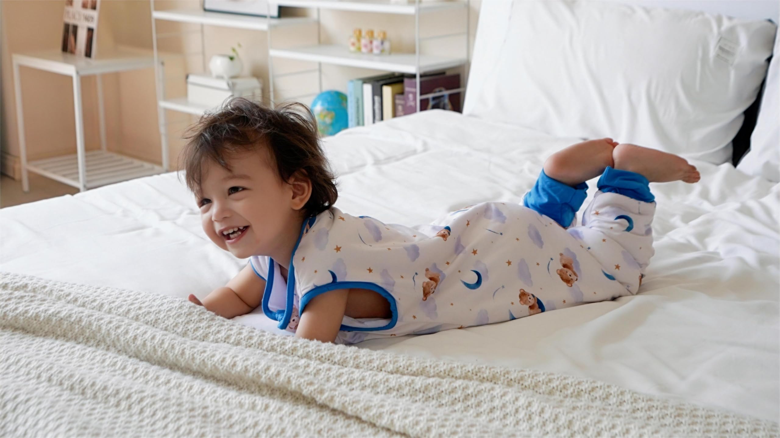 TADO MUSLIN two-way zipper enables quick night-time changes