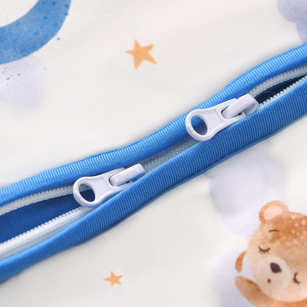 TADO MUSLIN close-neckline sleep sack prevents fabric bunching