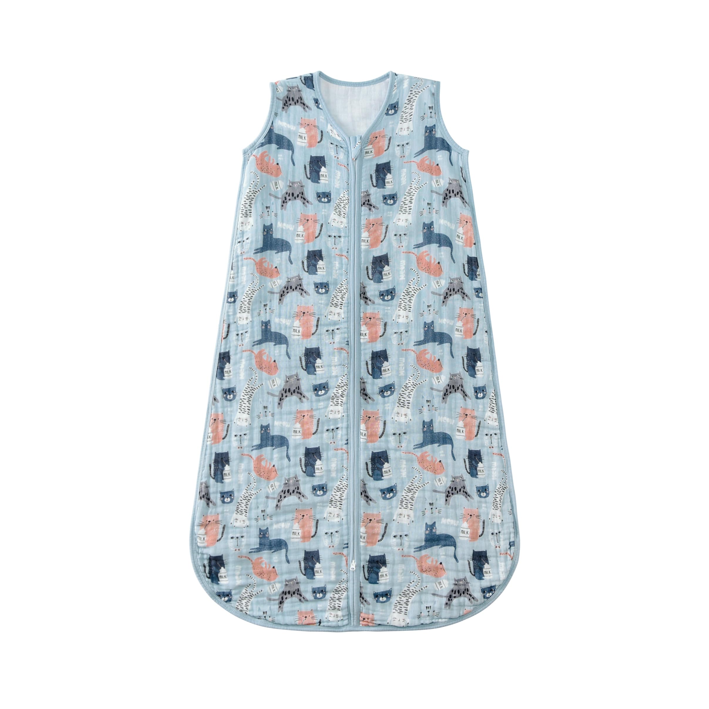 TADO MUSLIN sleep sack display highlighting cozy wearable blanket for babies.