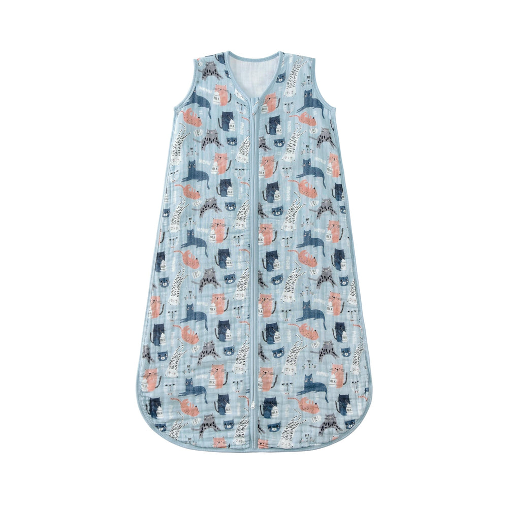 TADO MUSLIN sleep sack display highlighting cozy wearable blanket for babies.