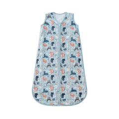 TADO MUSLIN sleep sack display highlighting cozy wearable blanket for babies.