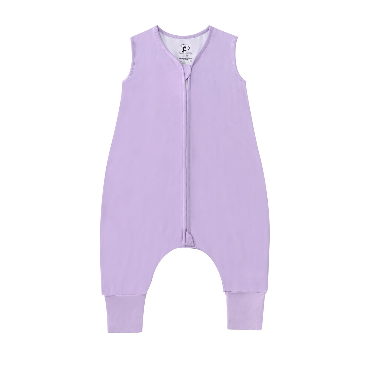 TADO MUSLIN sleep sack with feet open legs design for walkers, cozy mobility
