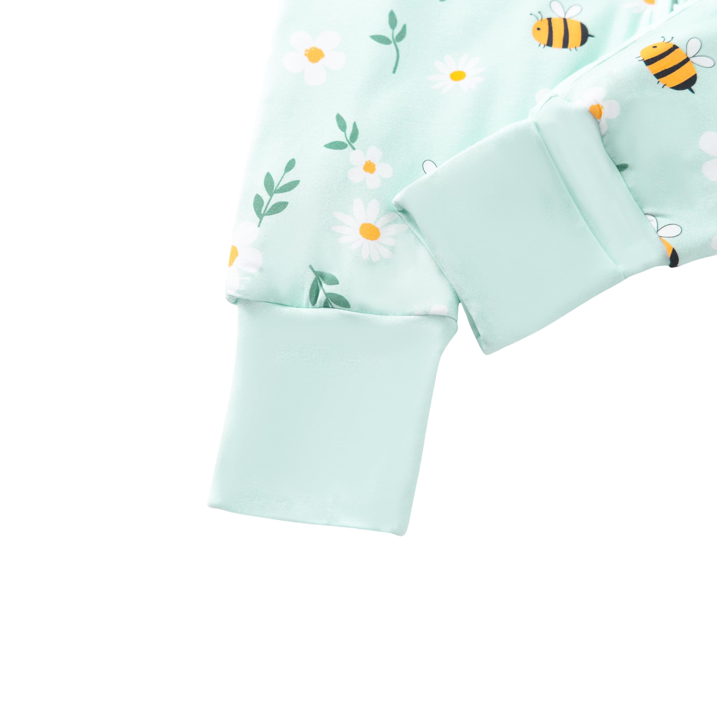 Tado Muslin sleep sack shows flip-over foot covers for cozy bedtime toes.