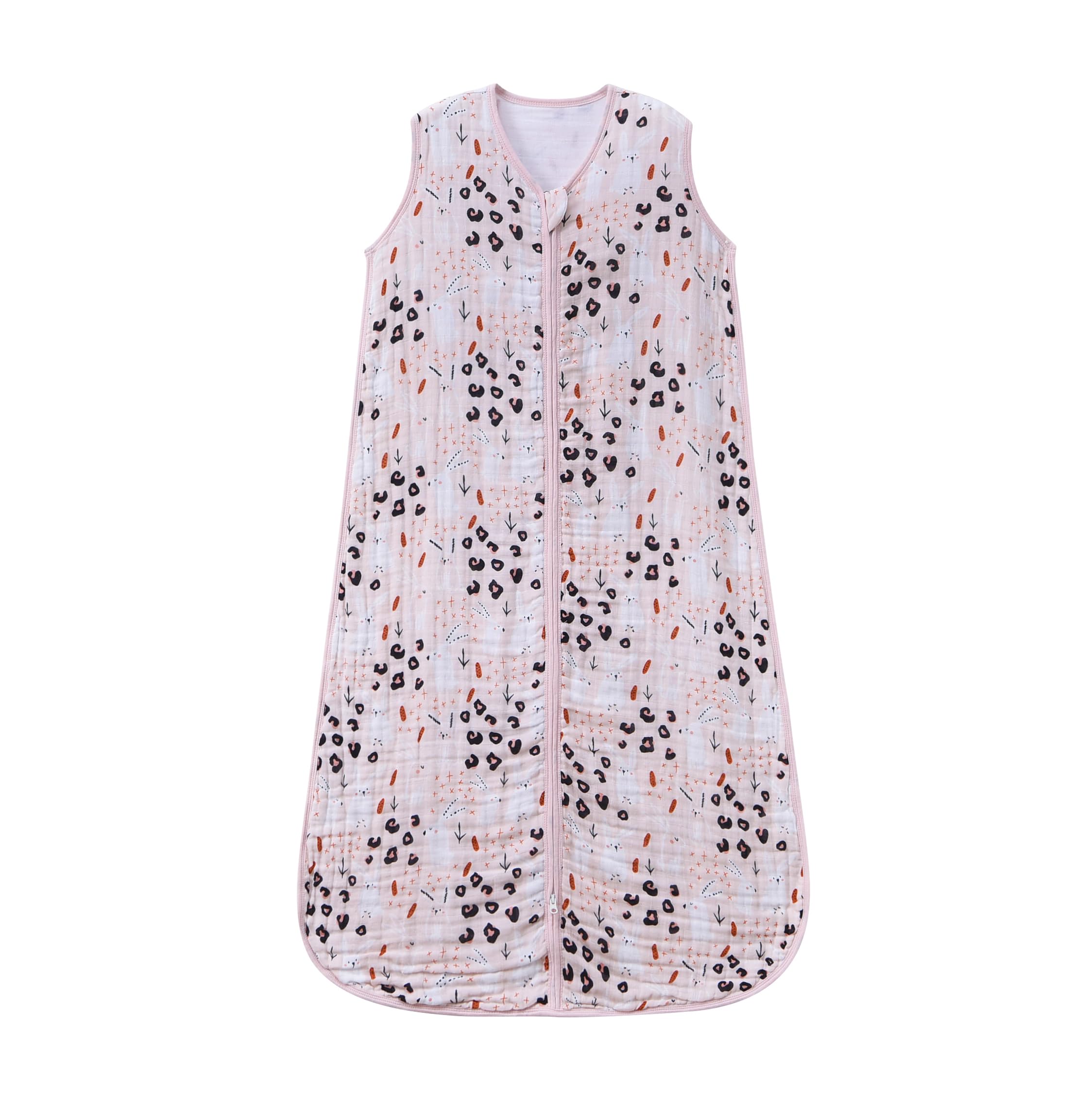 TADO MUSLIN baby sleep sack front view shows breathable organic cotton for year-round comfort.