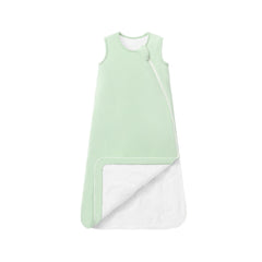 TADO MUSLIN sleep sack green, two-way zipper for easy night-time changes.