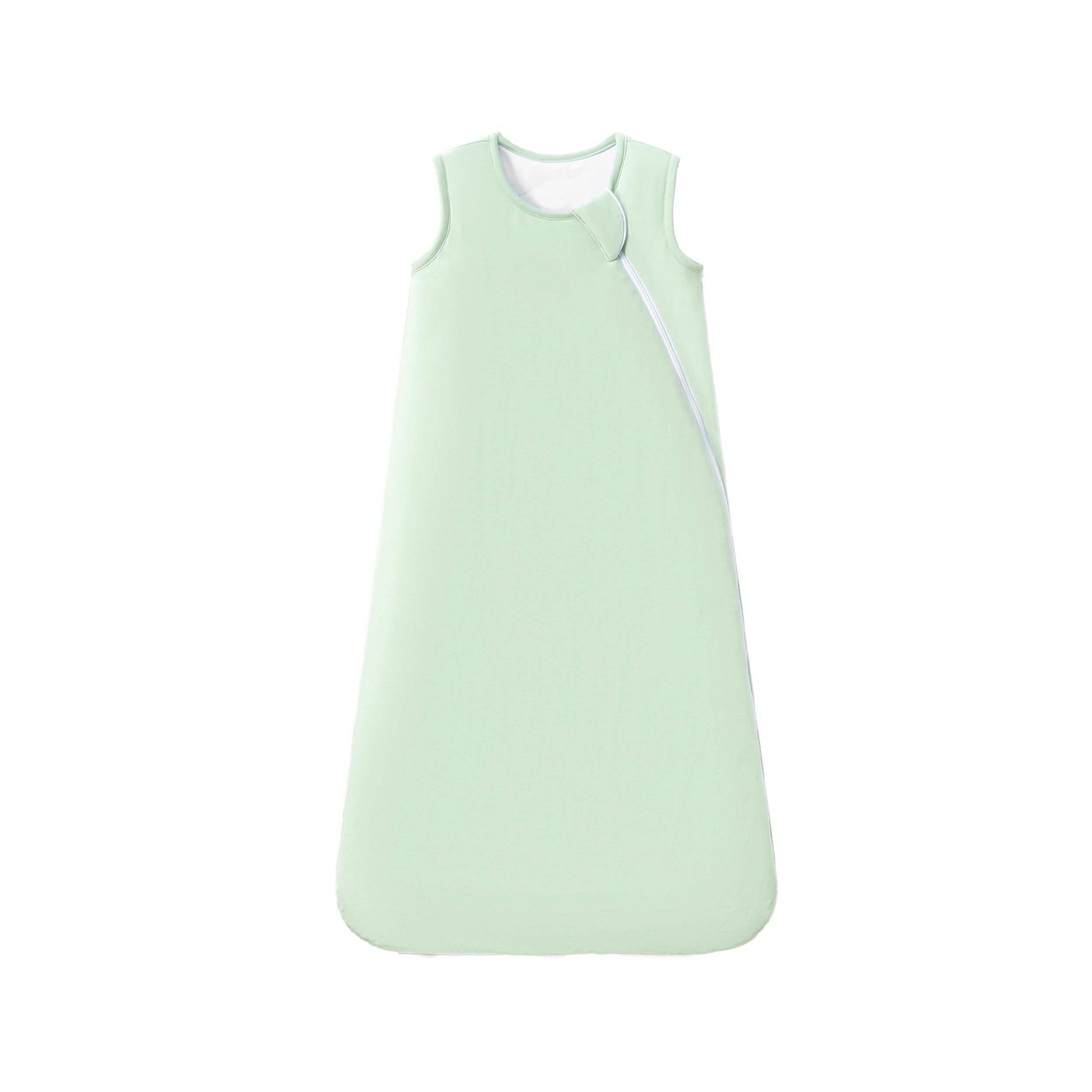 TADO MUSLIN sleep sack green fabric close-up showing soft bamboo blend for cozy nights.
