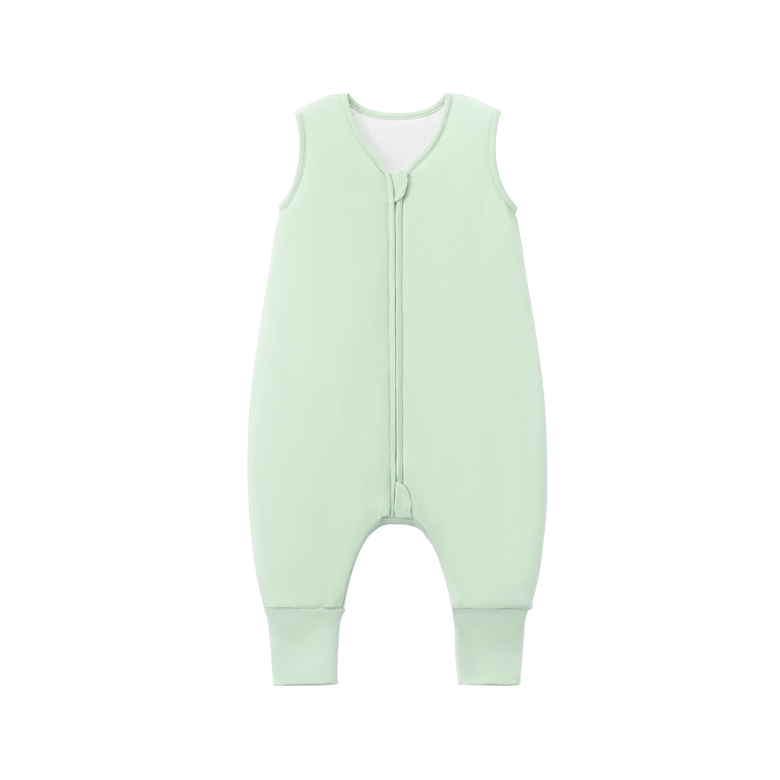 TADO MUSLIN sleep sack with legs, front view, cozy for active toddlers.