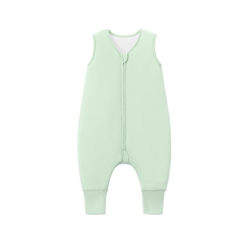 Tado Muslin sleep sack with legs for walker-friendly movement and warmth.