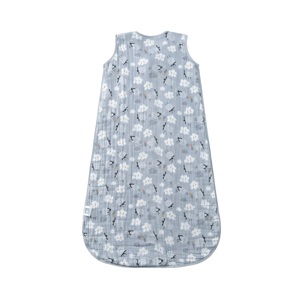 Machine washable sleep sack with colorfast dyes for easy care.