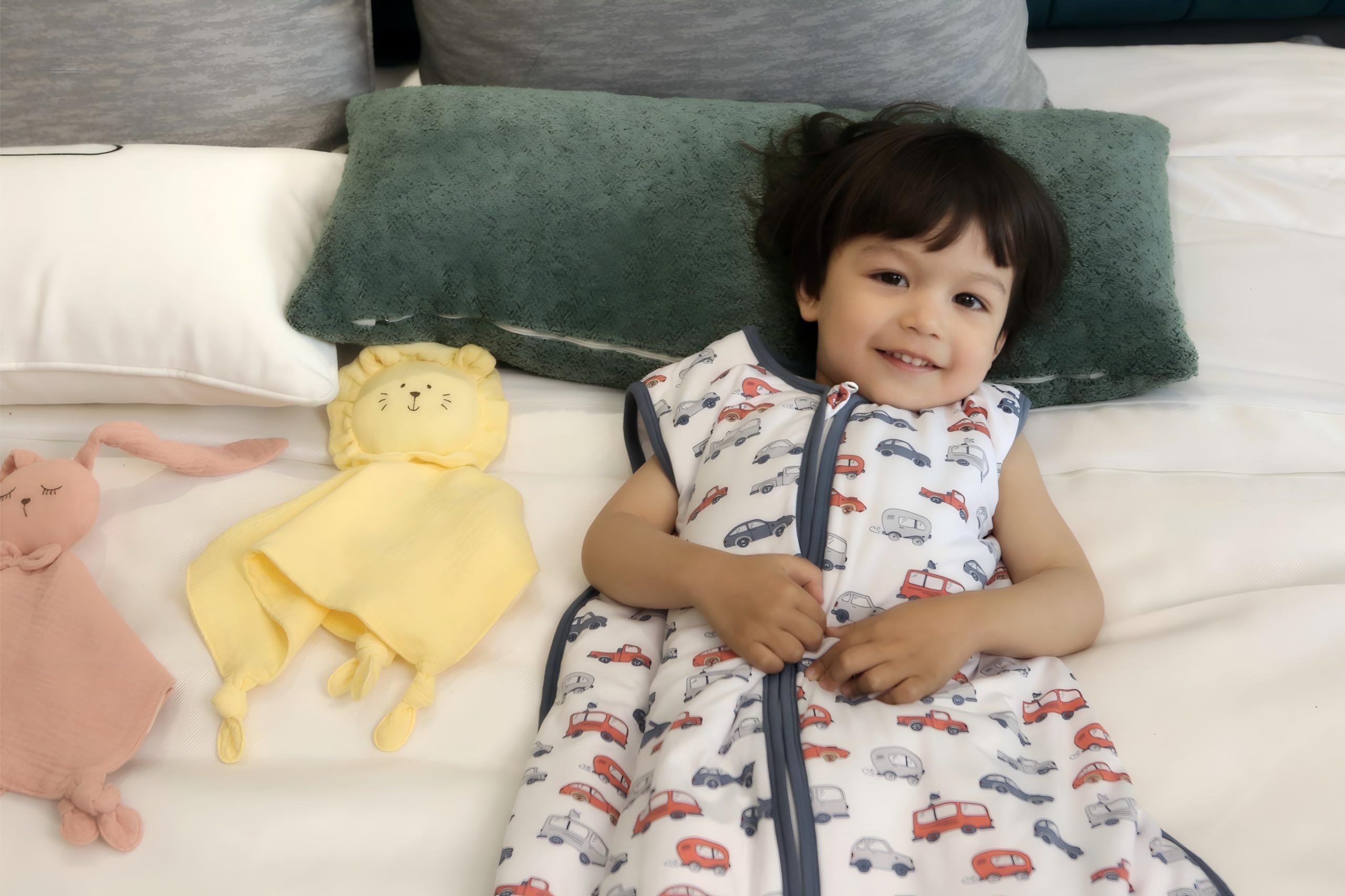 TADO MUSLIN sleep sack roomy 2-4T fit supports growing toddlers