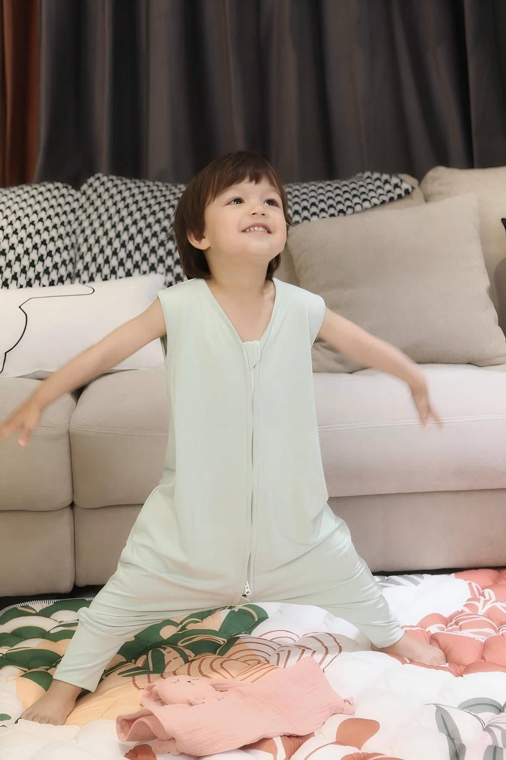 TADO MUSLIN bamboo rayon fabric provides soft breathable comfort for naps