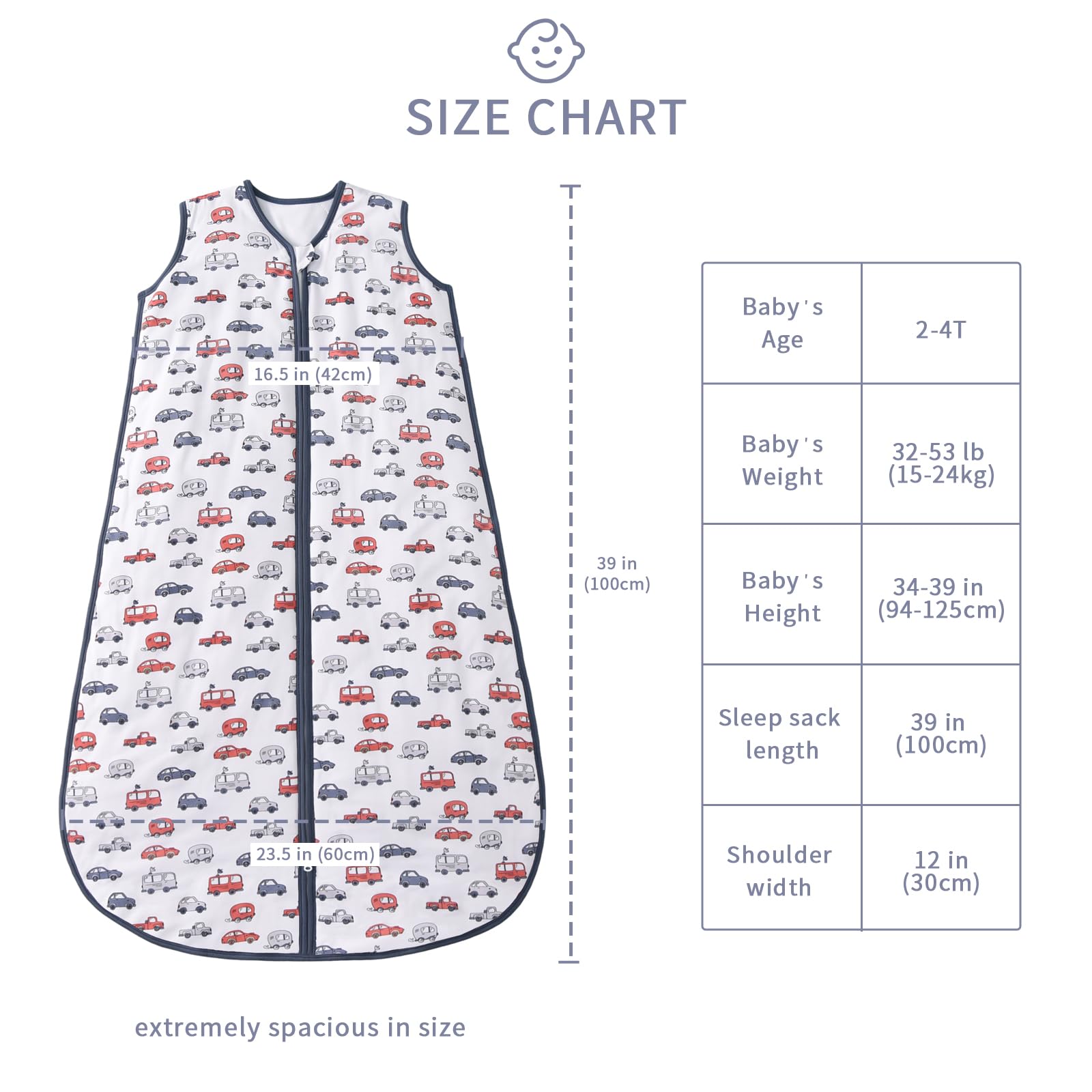 TADO MUSLIN sleep sack protective zipper guard preventing chin irritation