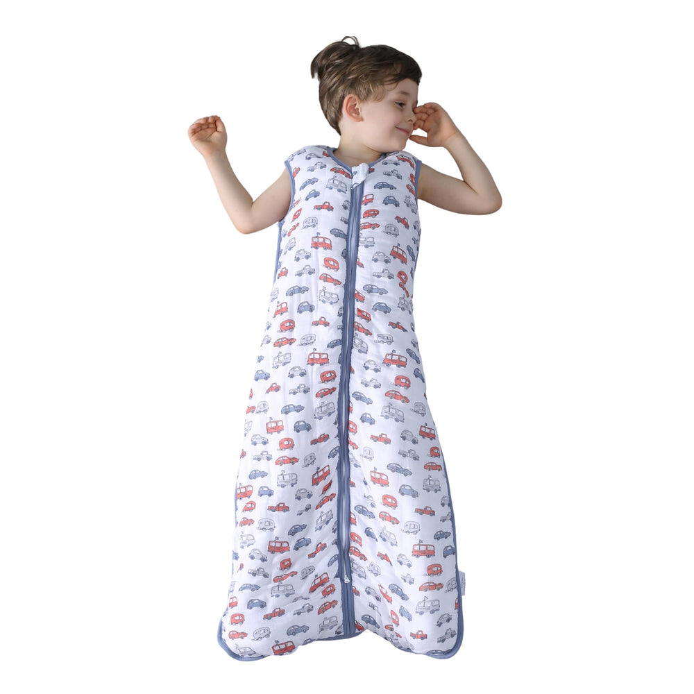 TADO MUSLIN Toddler Sleep Sack front view in breathable bamboo-cotton fabric for cozy nights