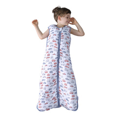 TADO MUSLIN Toddler Sleep Sack front view in breathable bamboo-cotton fabric for cozy nights