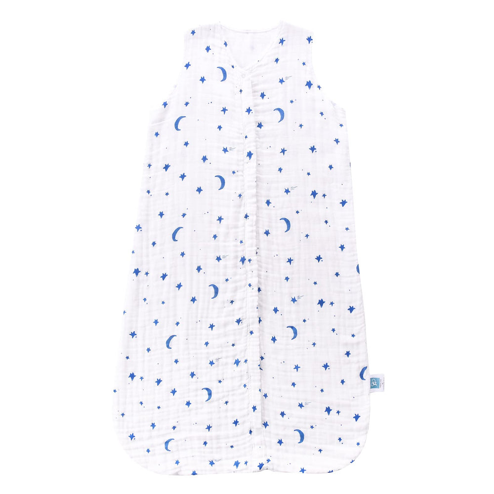 TADO MUSLIN toddler sleep sack front view showing breathable comfort for warm nights