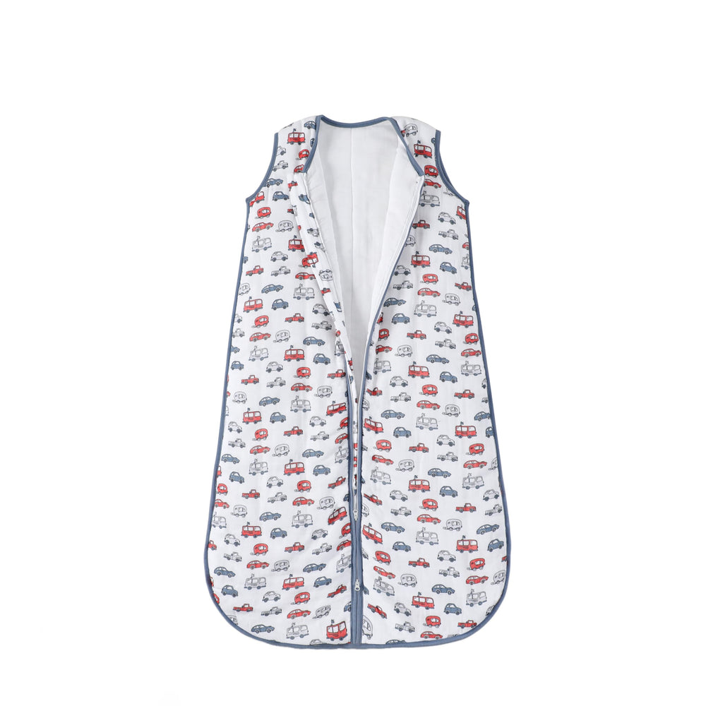 TADO MUSLIN Cars pattern sleep sack adds fun to bedtime routine