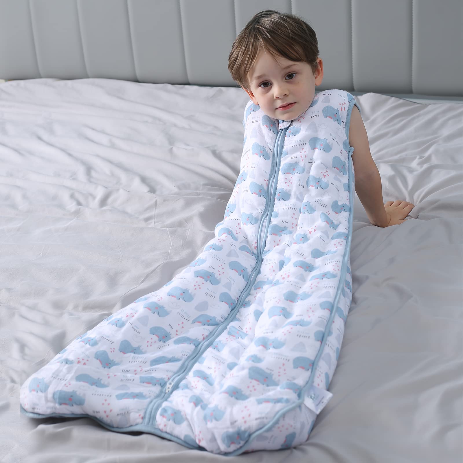 TADO MUSLIN Sleep sack with 2-way zipper opening