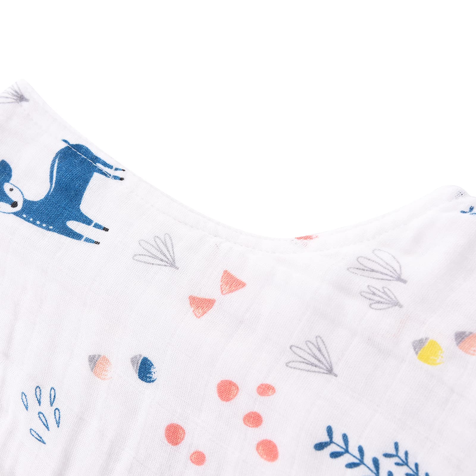 TADO MUSLIN toddler wearing sleep sack demonstrating sleeveless design