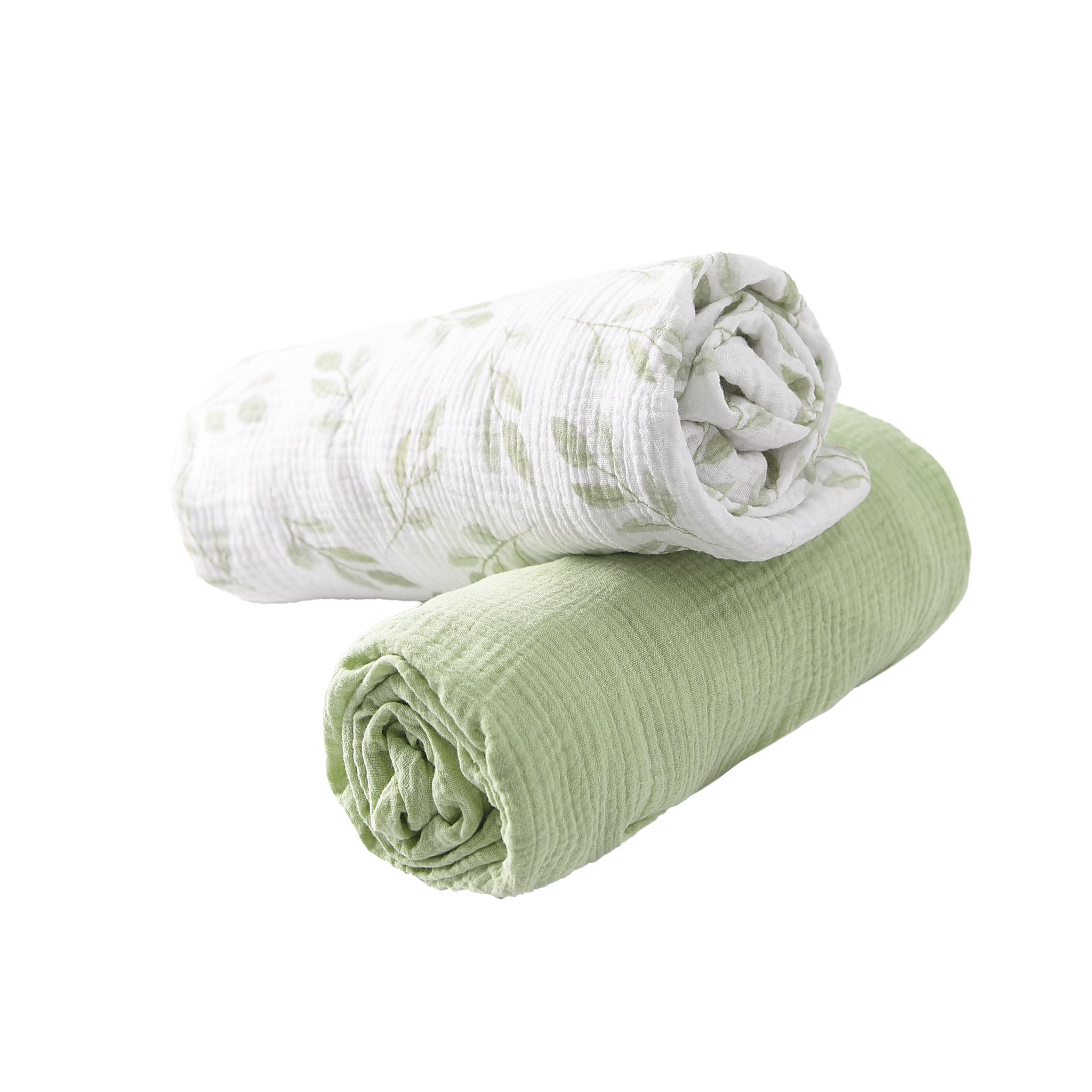 TADO MUSLIN two-pack crib sheets offer easy nursery updates