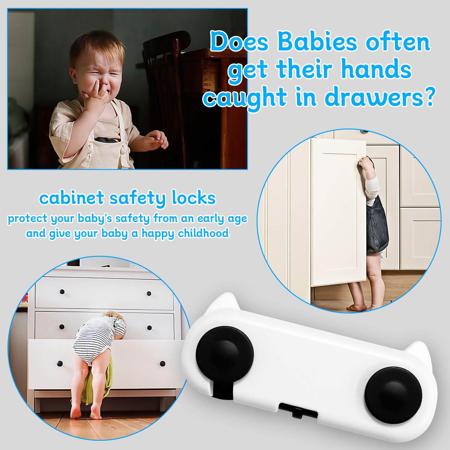 Taeku double-sided unlock mechanism in action for easy adult access