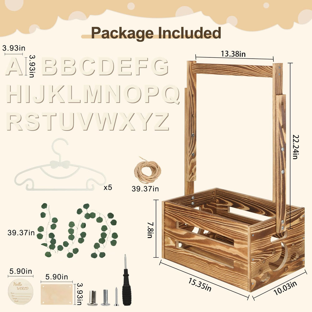 TAEYONK spacious storage crate is ideal for toys, blankets, and clothing