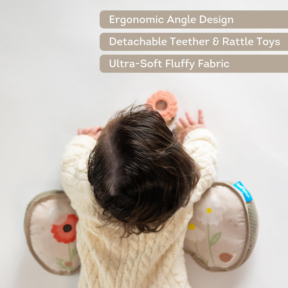 Taf Toys portable tummy time cushion for home and travel.