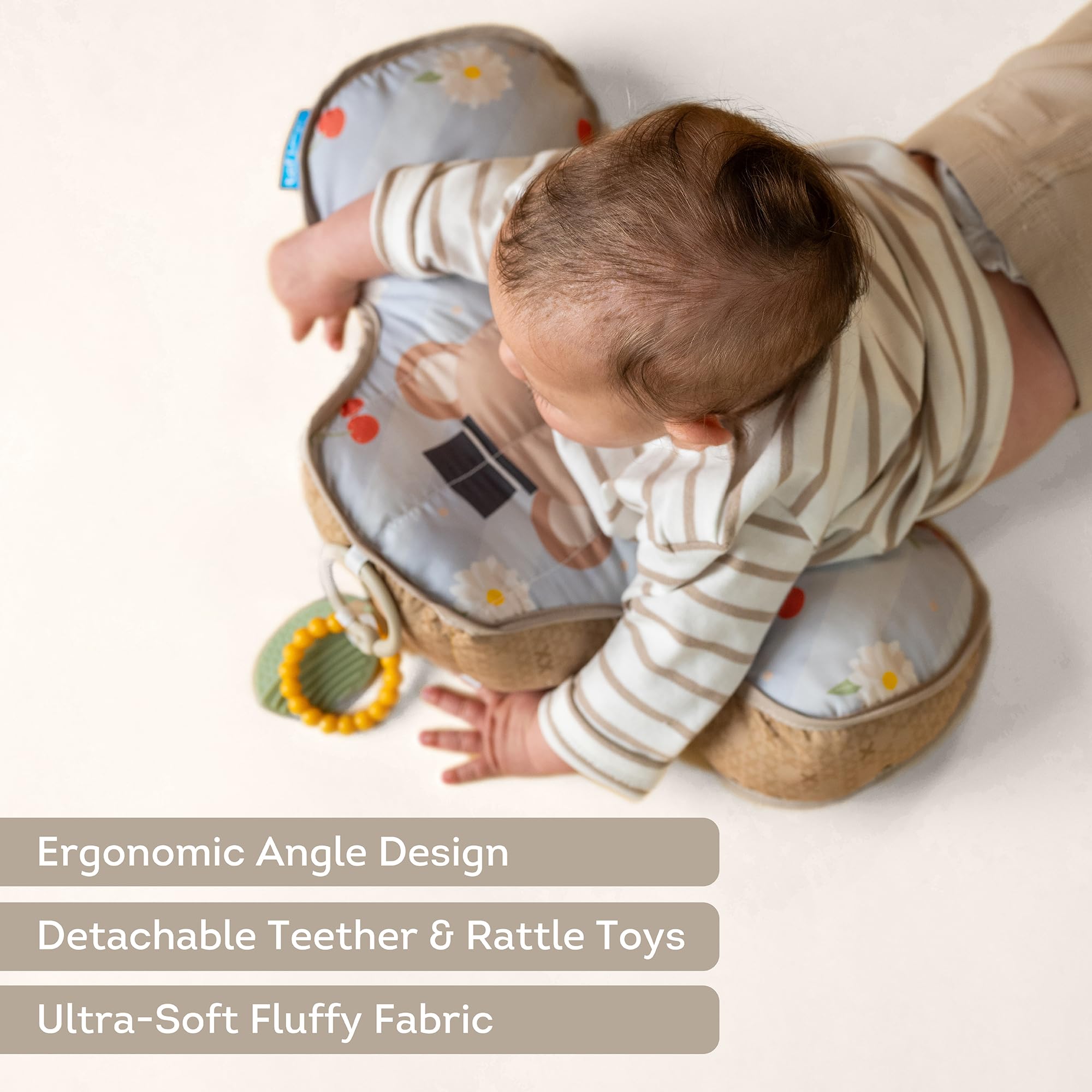 Taf Toys lightweight cushion is easy to move between rooms and outings