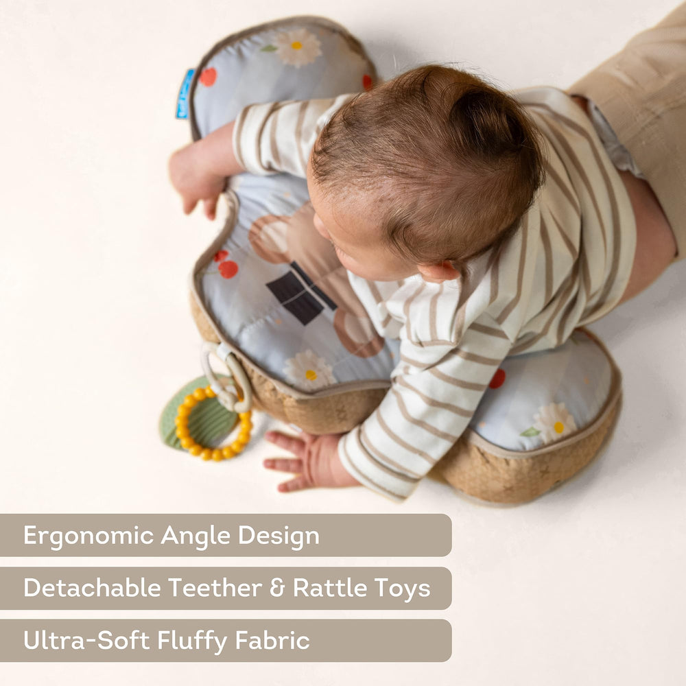 Taf Toys lightweight cushion is easy to move between rooms and outings