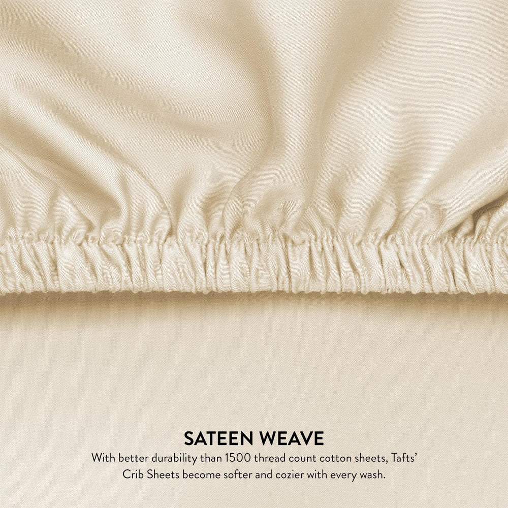 Tafts 360-degree elastic edges secure the sheet