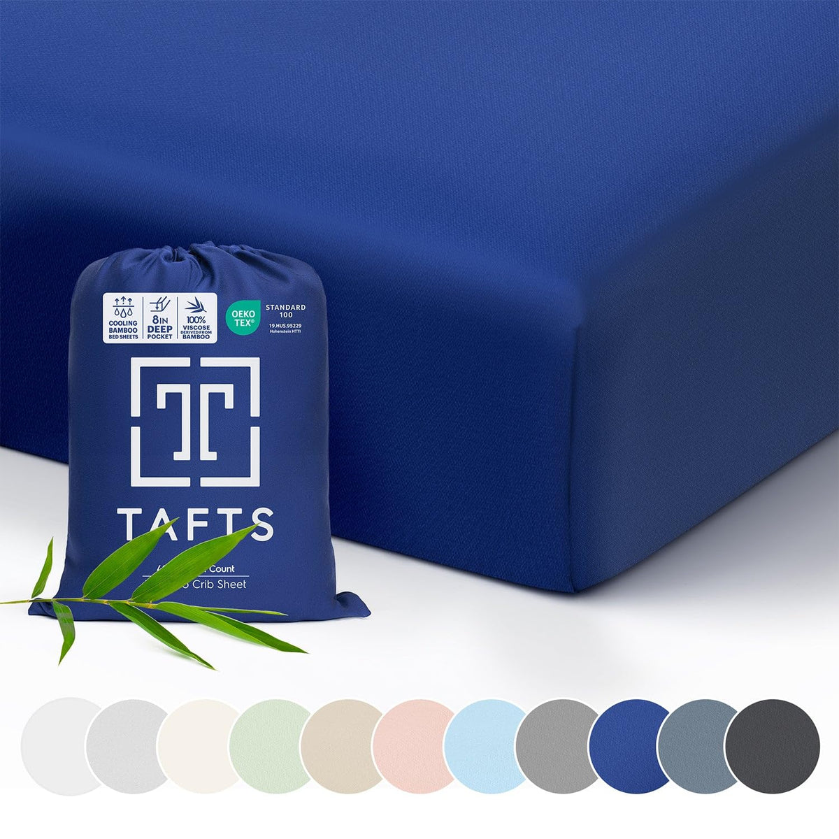 Tafts bamboo crib sheets show ultra-softness for newborn naps