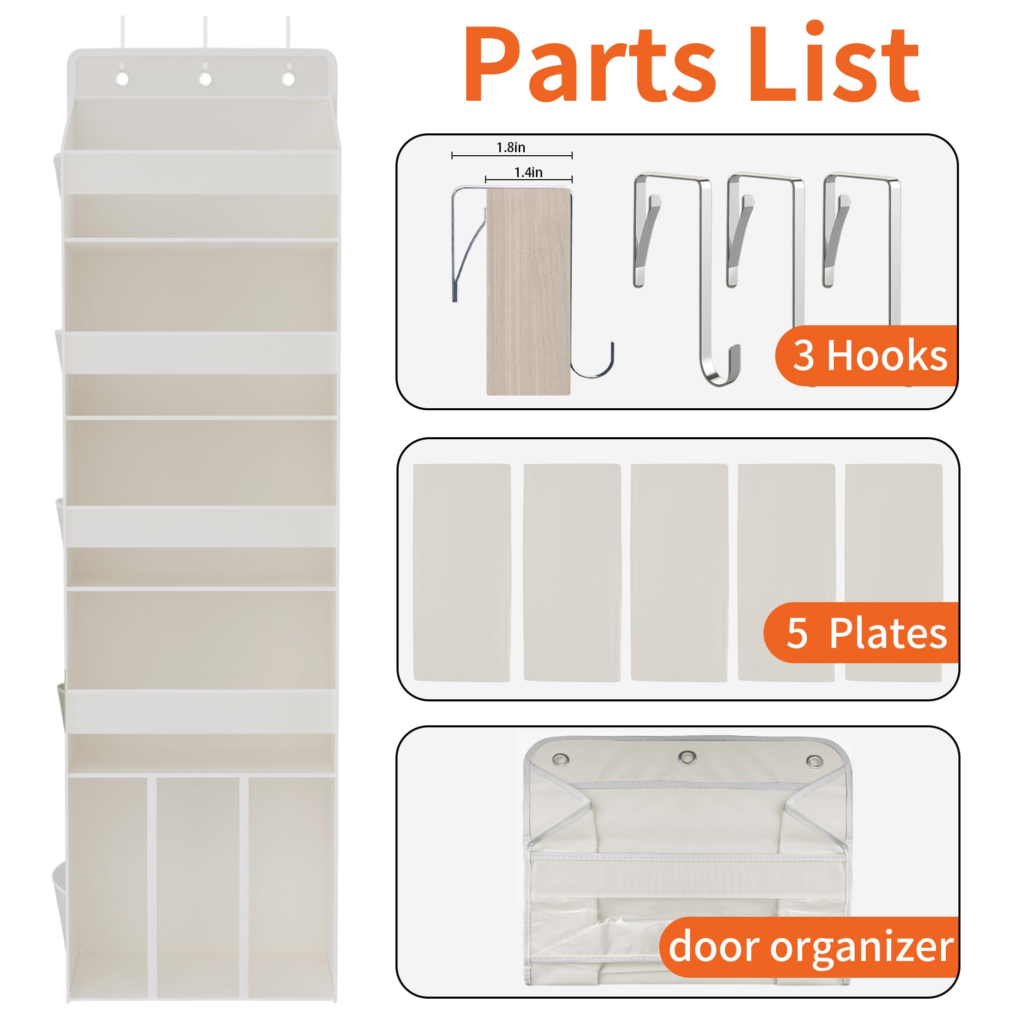 TAHAVICE versatile organizer suitable for nursery bedroom bathroom and more
