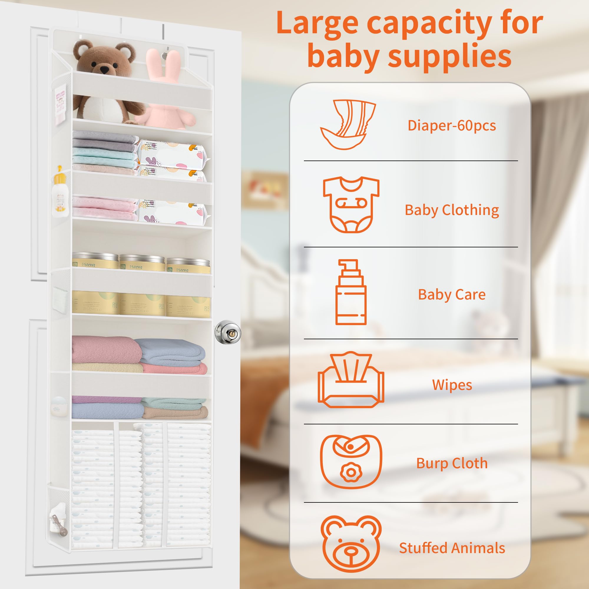 TAHAVICE non woven fabric finish is skin friendly for baby storage