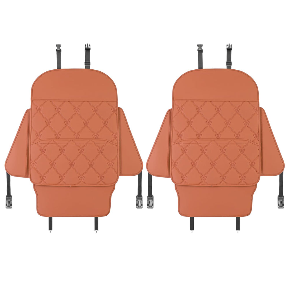 TAIKOO seat back protector features adjustable length for a snug fit