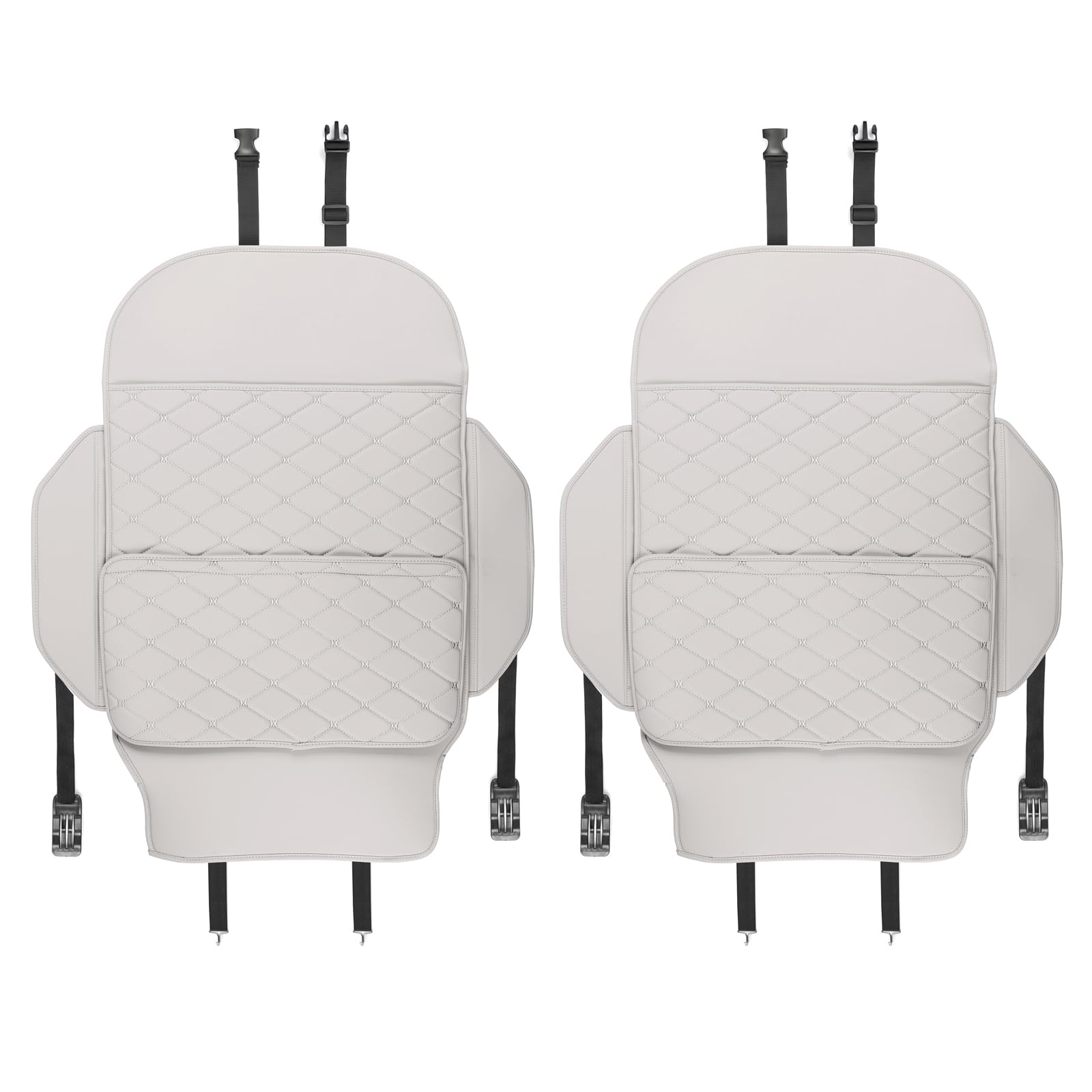 TAIKOO cream white protector in car installation example