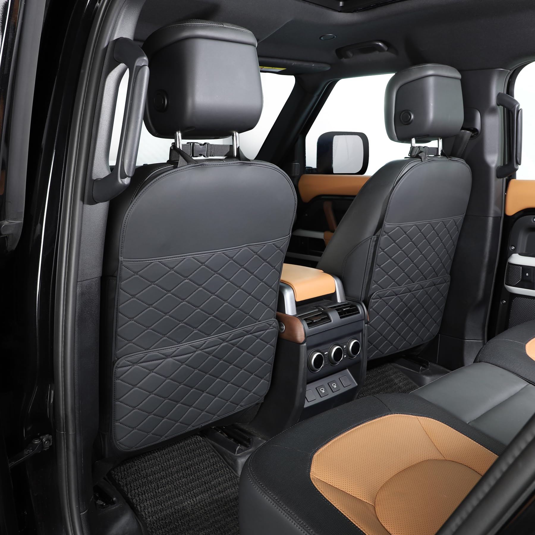 TAIKOO seat back protector kick mat protecting upholstery from scuffs and stains