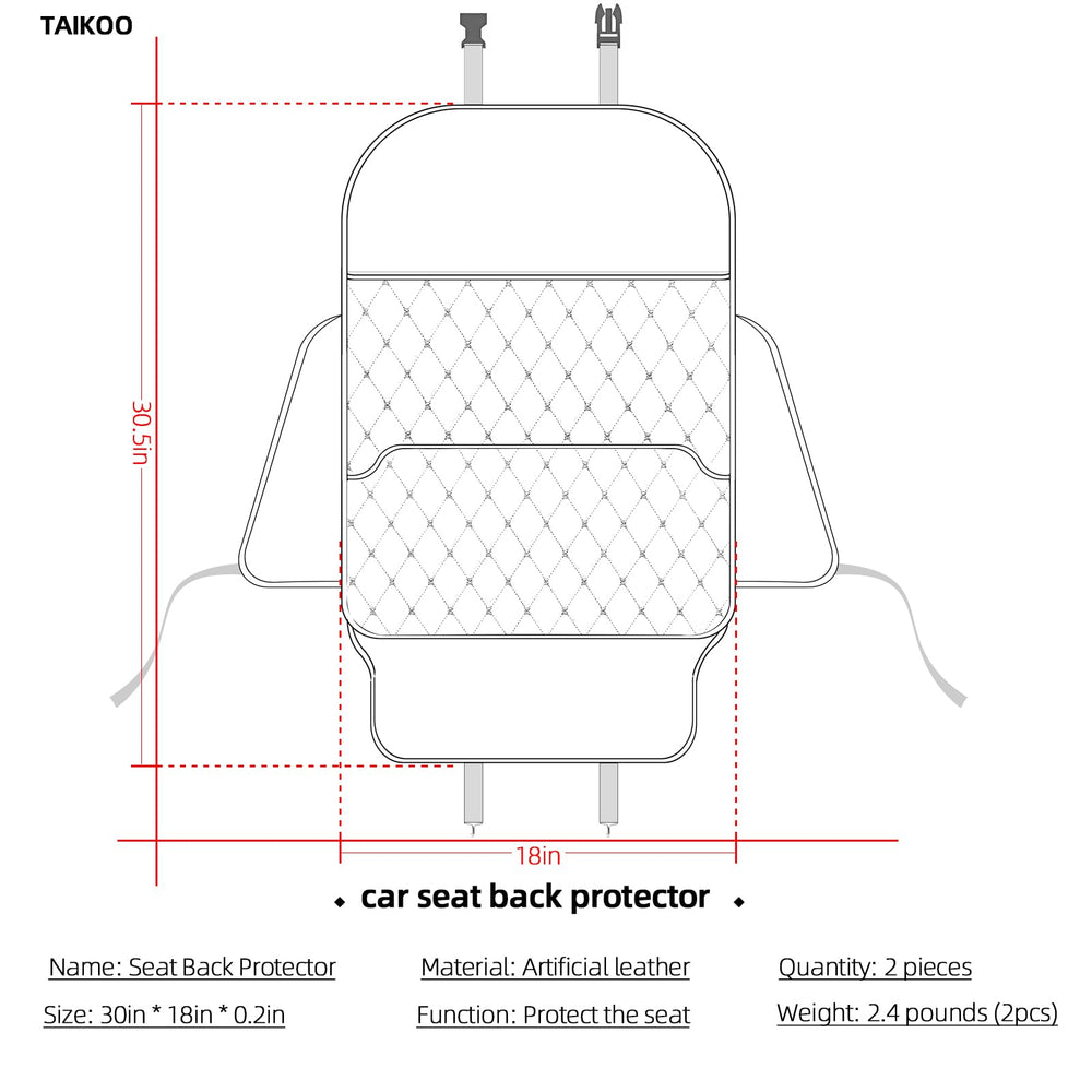 TAIKOO helps keep back seats neat during family trips and commutes.