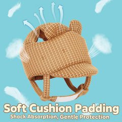 Tailjolly helmet uses breathable Lyocell to keep baby cool during playtime.